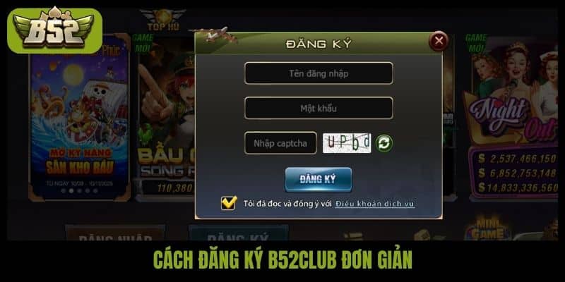 Cách đăng ký B52club đơn giản